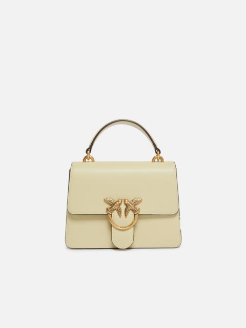 MINI HANDBAG LOVE BAG TOP HANDLE IN LEATHER