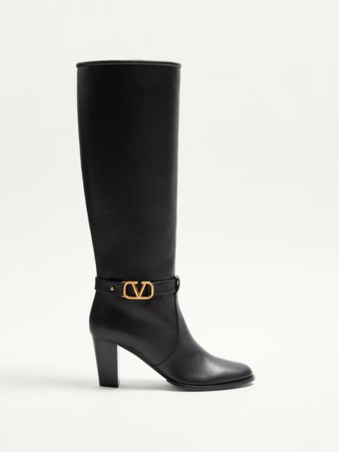VLOGO SIGNATURE CALFSKIN BOOT 75MM