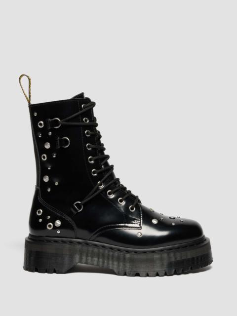 JADON HI Studded Buttero Leather Platform Boots