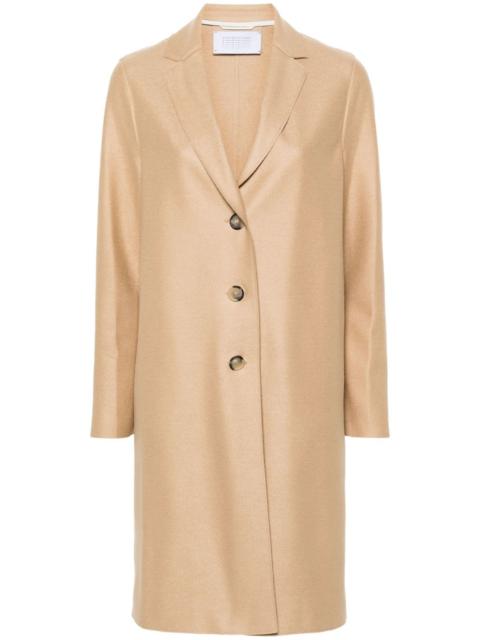 single-breasted wool coat