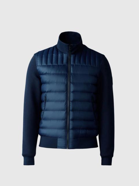 COLLIN-R Nano Down Mixed Media Bomber Jacket