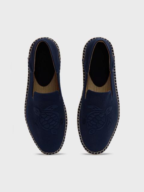 MEN CANVAS BOAT SHOES SOLID