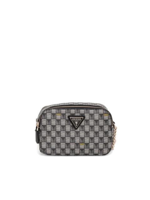 logo-plaque cross body bag