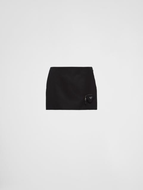 Re-Nylon miniskirt