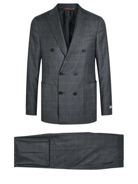 Canali Checked Wool Suit