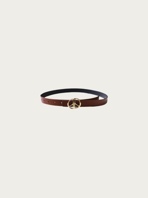 Leather DD Buckle Belt - Brown