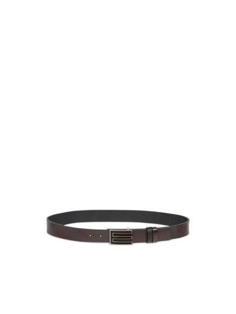 reversible leather belt