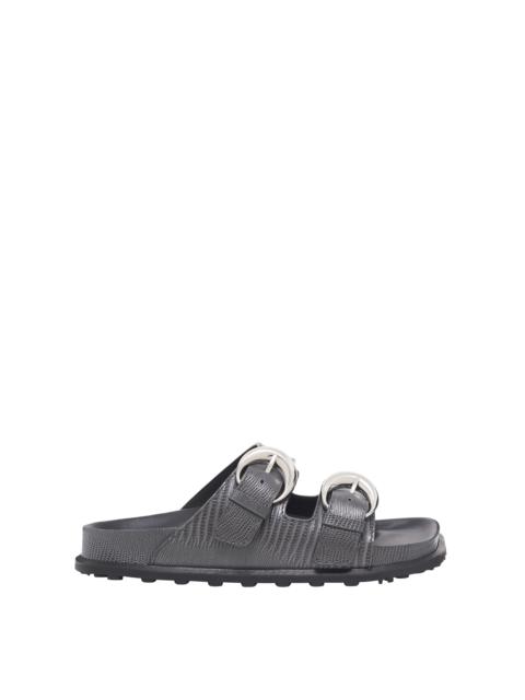 Lizard Printed Leather Ms Slide