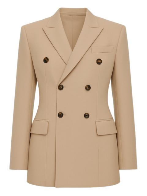 double-breasted blazer