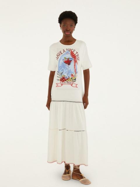 Have A Nice Trip Organic Cotton Maxi Dress