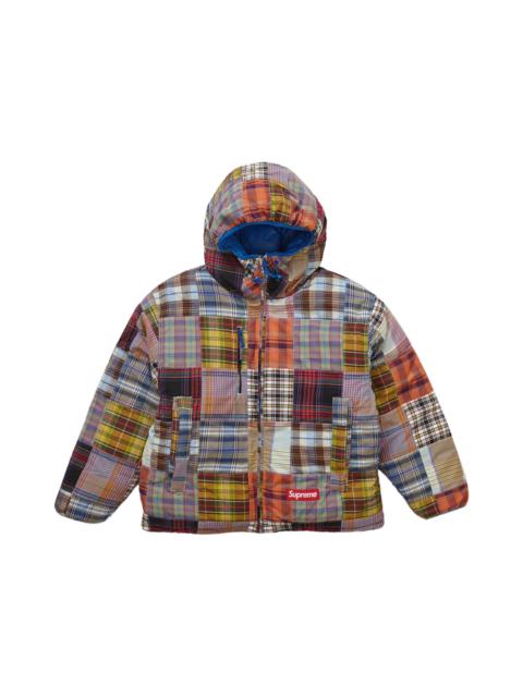 Supreme Madras Reversible WINDSTOPPER Puffer Jacket Multicolor