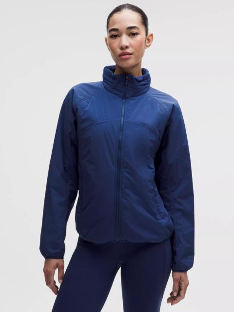 Insulated Back-Vent Running Jacket
