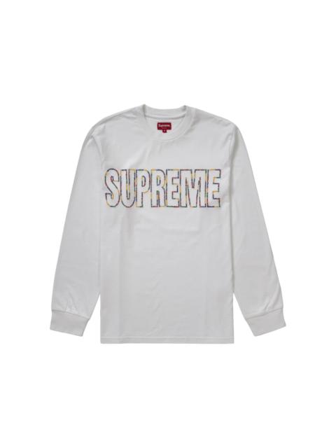 Supreme International L/S Tee White
