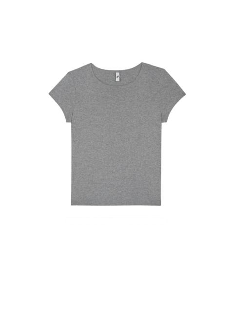 The Baby Tee: Cotton Jersey Grey