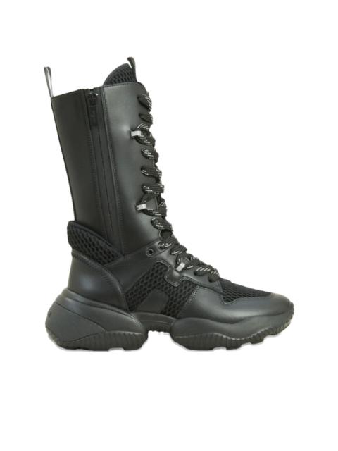 Interaction leather boots