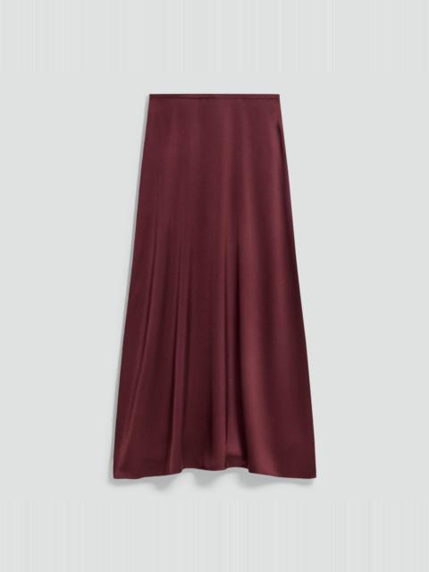 A-Line Maxi Skirt in Satin