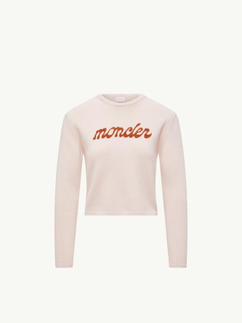 Embroidered Logo Wool & Cashmere Sweater