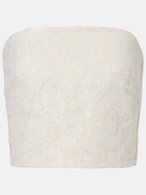 Elegante Agile floral crop top