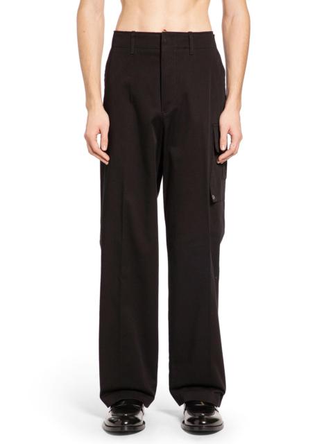 Cotton Gabardine Cargo Trousers