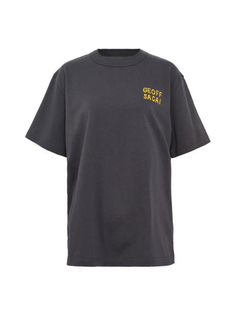 geoff sacai Embroidery T-Shirt