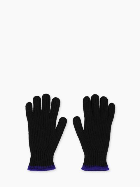 HOWLIN' WIND IT UP RIBBED GLOVES BLACK
