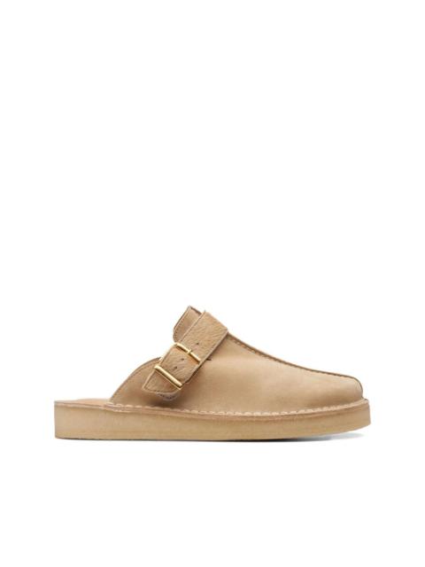 Trek "Taupe Interest" mules