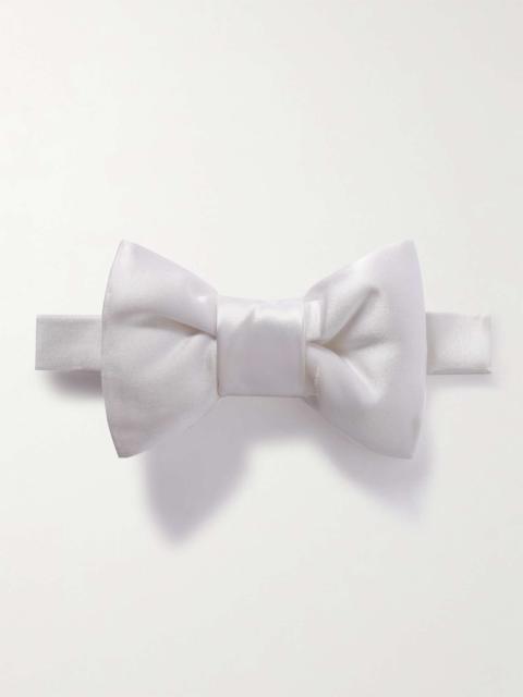 Pre-Tied Silk-Satin Bow Tie
