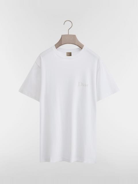 T-Shirt with Dior Embroidery, Relaxed Fit
