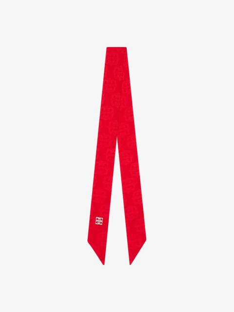 4G LIQUID BANDEAU IN SILK WITH 4G DETAIL