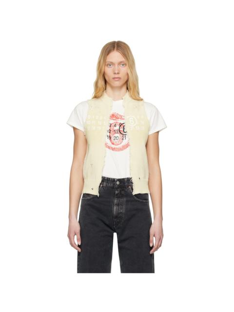 Off-White Open Cut Printed Vest