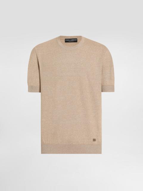 Linen blend pullover