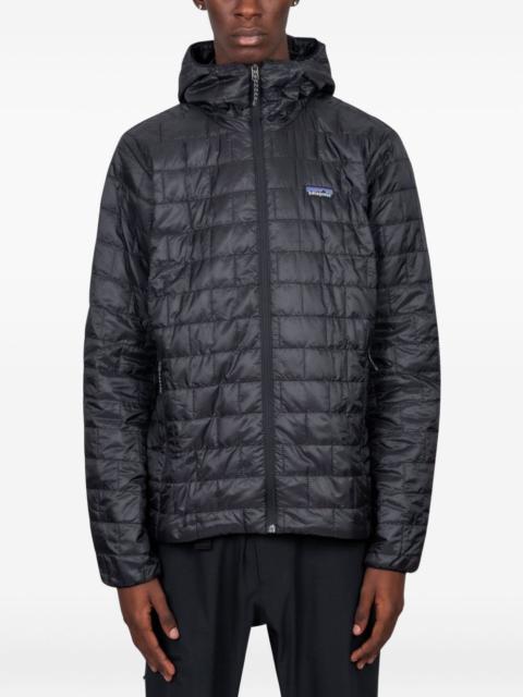 quilted hooded jacket