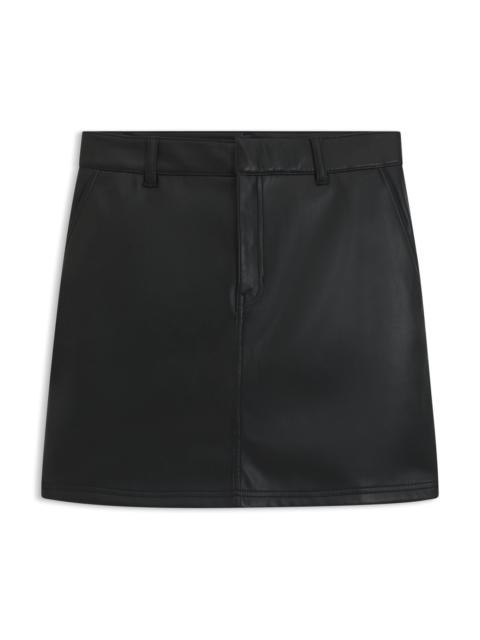 MINI SKIRT IN FAUX LEATHER