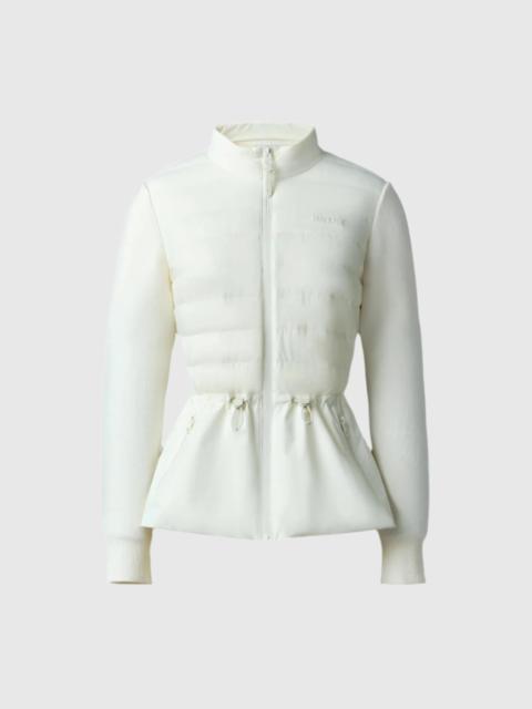 LAIKA-Z Hybrid Down Jacket with Peplum