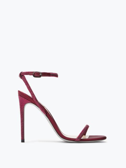 Ellabrita Crystal Burgundy Sandal 105
