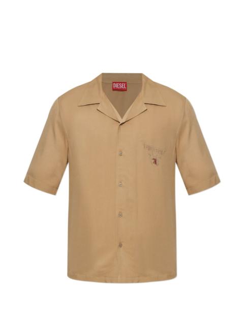 S-Ketlir embroidered short-sleeve shirt
