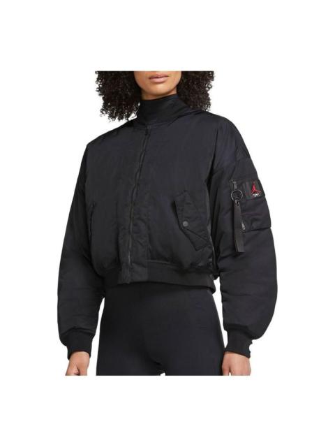 (WMNS) Air Jordan Flight Jacket 'Black' CW6449-010