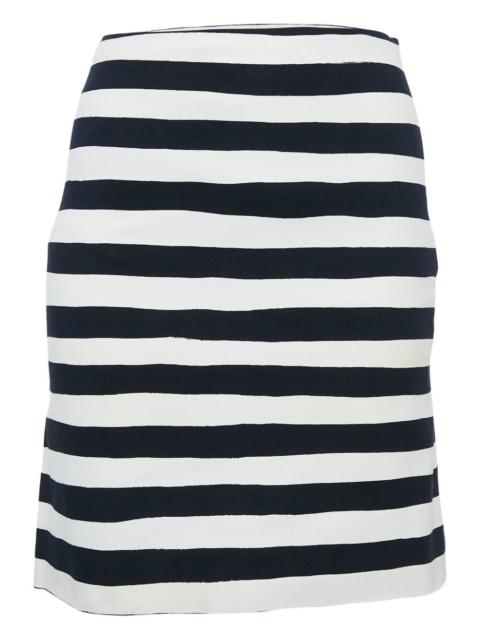 2024 striped cotton skirt