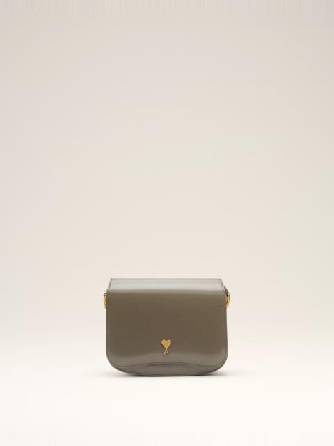 GREY GLAZED LEATHER PARIS PARIS BAG