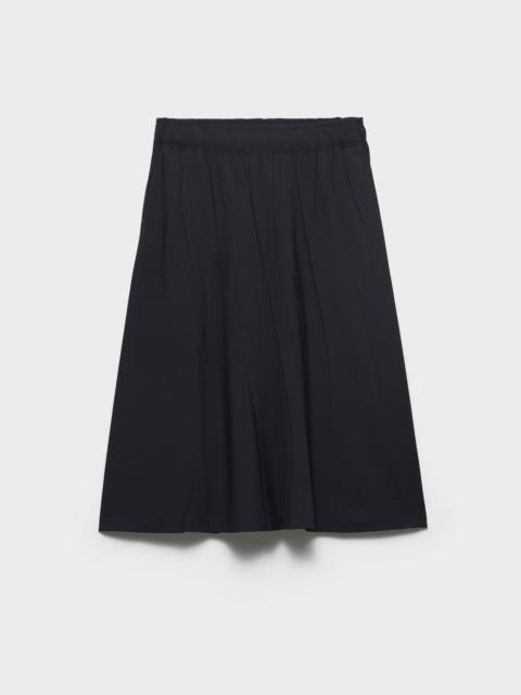 Light wool midi-skirt
