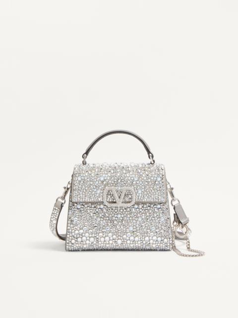 MINI VSLING HANDBAG WITH SPARKLING EMBROIDERY