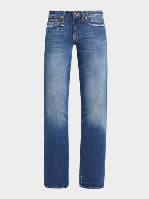 Effie Low-Rise Relaxed Straight Jeans
