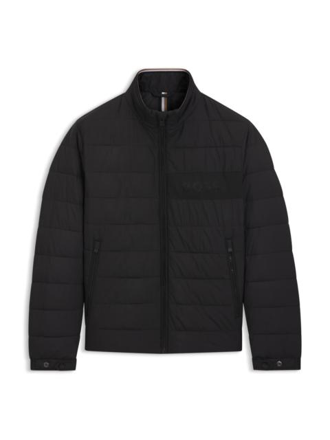WATER-REPELLENT REGULAR-FIT JACKET WITH LOGO DETAIL