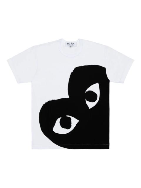 heart-print T-shirt