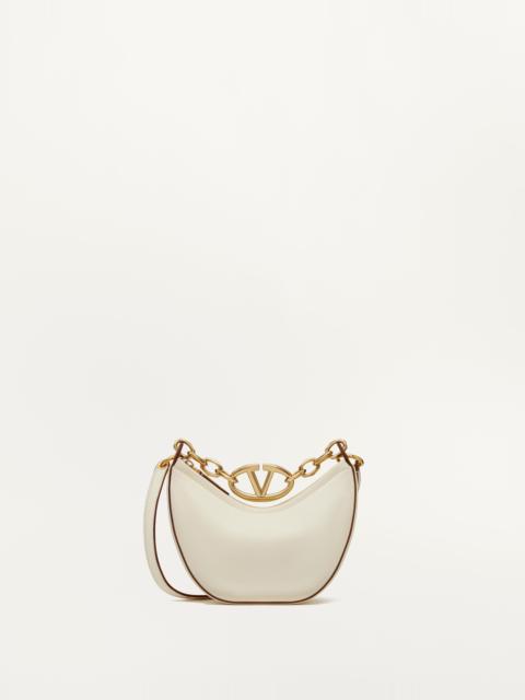 VLOGO MOON MINI HOBO BAG IN NAPPA LEATHER WITH CHAIN