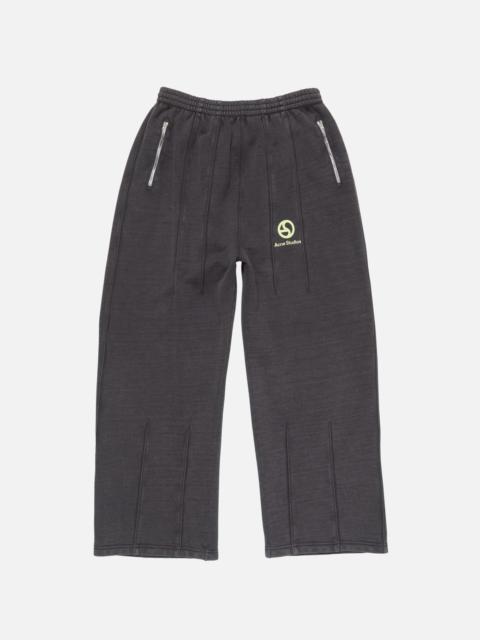 Logo sweatpants - Faded black