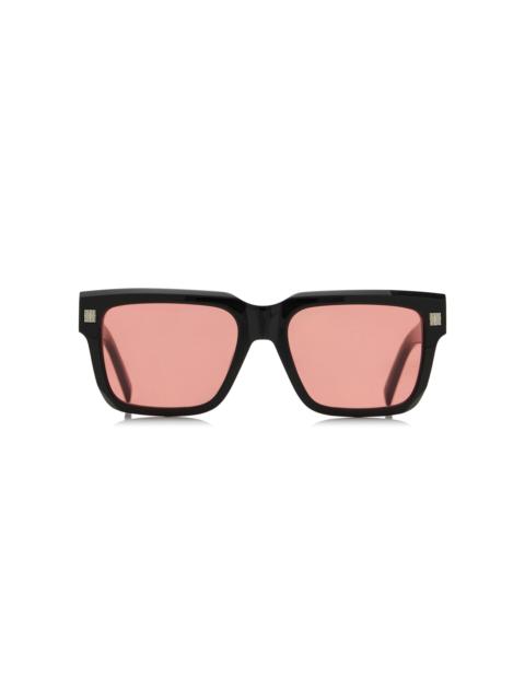 Day Square-Frame Acetate Sunglasses black