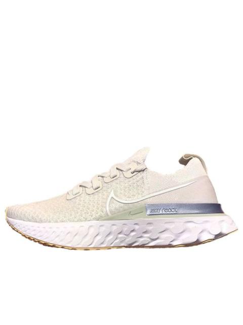 (WMNS) Nike React Infinity Run Flyknit 'Creamwhite Silver' CD4372-007