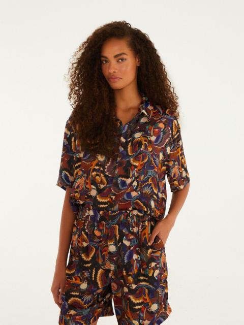 Multicolor Flying Toucans Lenzing� Ecovero� Shorts