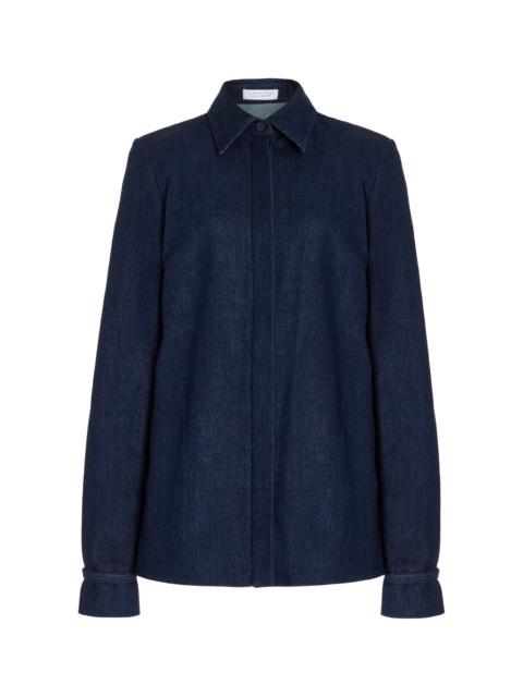 Cruz Button Shirt in Denim